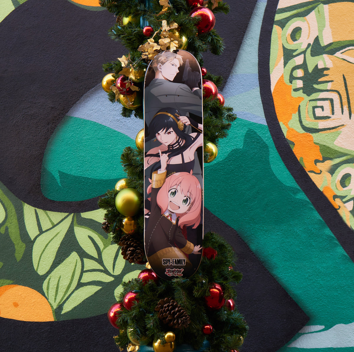 Sokudo Society x Spy Family Secret Mission Skate Deck