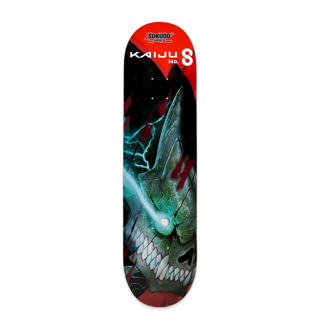 Sokudo Society x Kaiju No. 8 Skatedeck