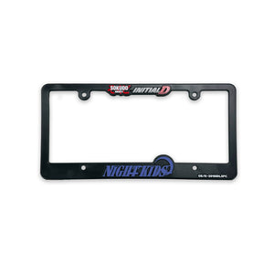 Initial D x Sokudo Society Night Kids License Plate Frame