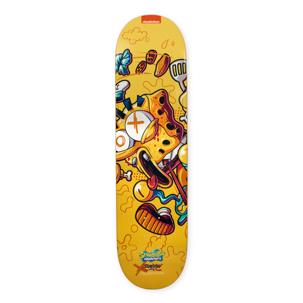 Sokudo Society x SpongeBob SquarePants Skate Deck