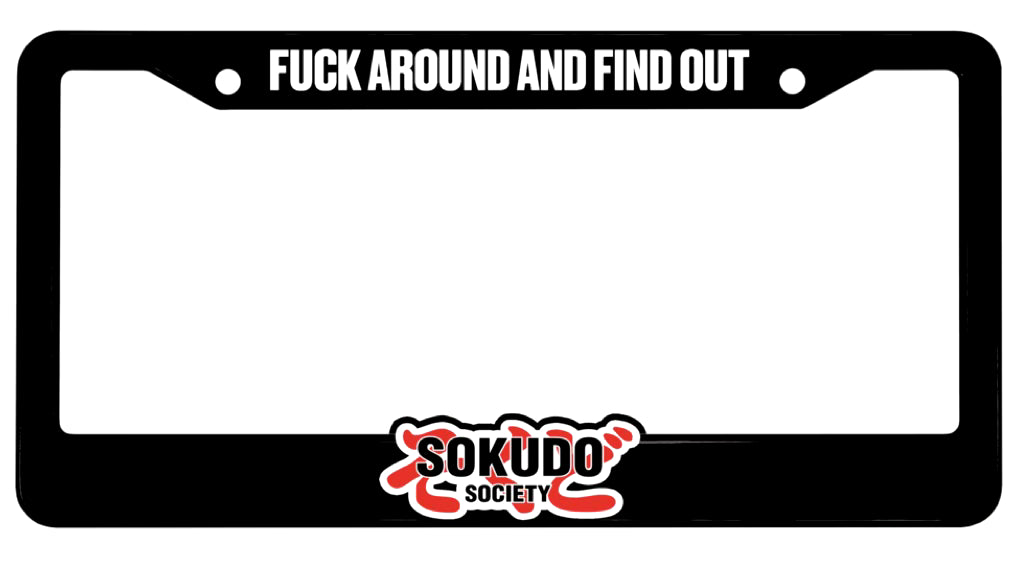 Soukdo Society FAFO License Plate Frame